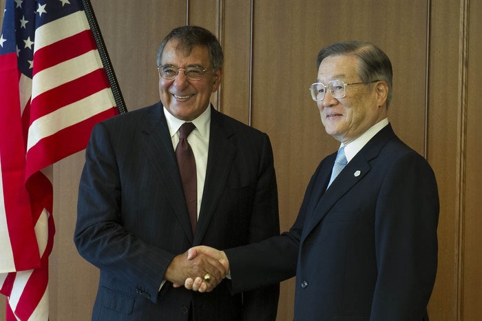 Bộ trưởng Quốc phòng Mỹ gặp gỡ Bộ trưởng Quốc phòng Nhật Bản Satoshi Morimoto tại Toky